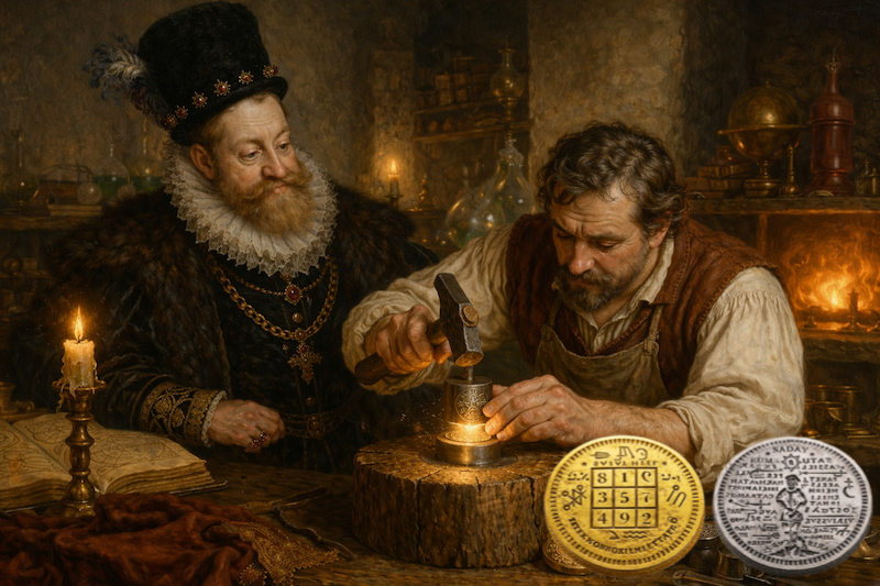 Rudolf II. pečeť Saturnu